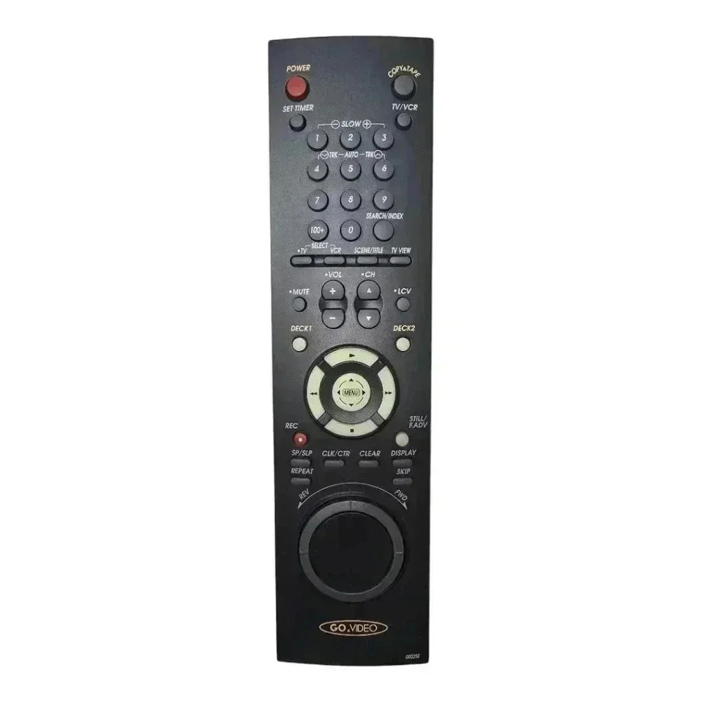 Go Video *READ* Remote Control 00025E NR-5142 AC64-00547A Grey Tested Glow